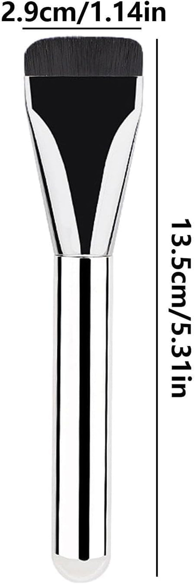 Flacher Foundation Makeup Pinsel | Flacher Rouge Concealer Pinsel | Ultra Dünner Make up Pinsel, Flüssiger Puderpinsel,Foundation Pinsel?Kosmetik Applikator Flüssigkeitspuderpinsel
