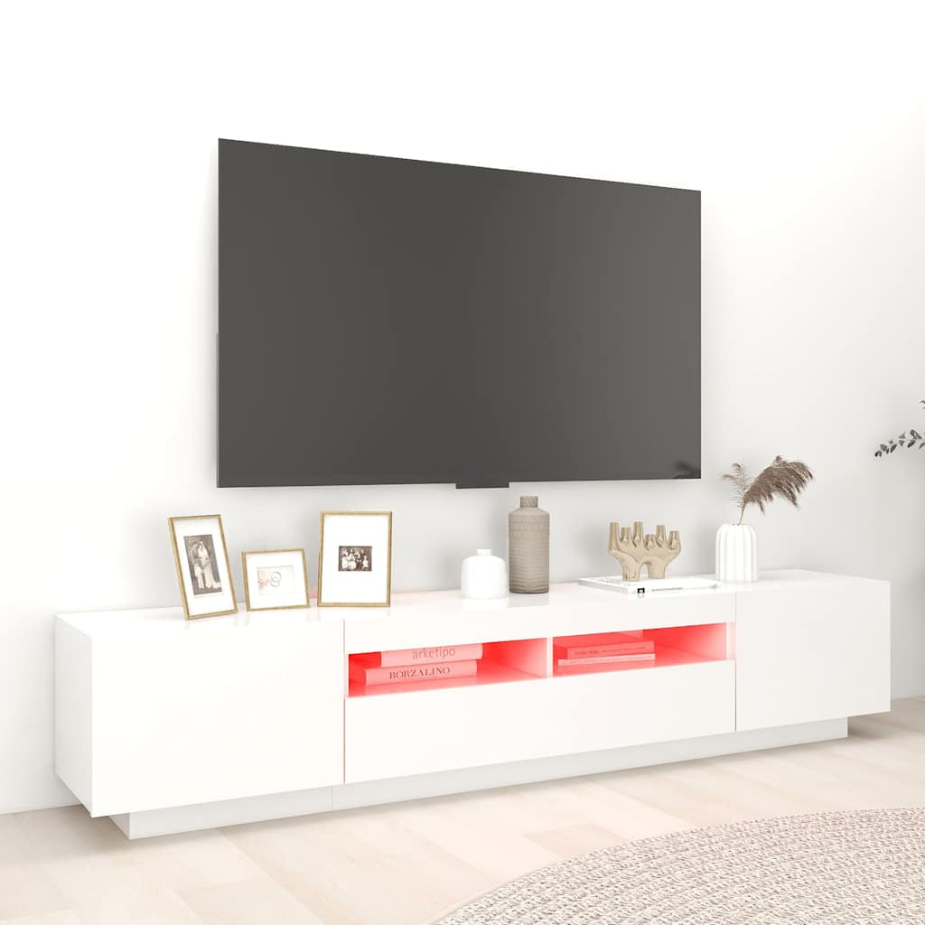 TV Schrank Mit Led-Leuchten Fernsehschrank Lowboard Mehrere Auswahl Vidaxl