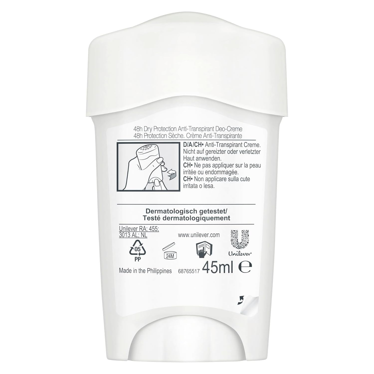 Rexona Maximum Protection Creme Stress Control 45Ml