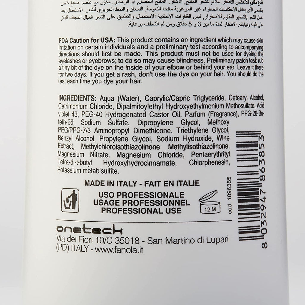 Fanola No Yellow Anti-Gelb-Shampoo + Nutri Care Conditioner - 2000 Ml