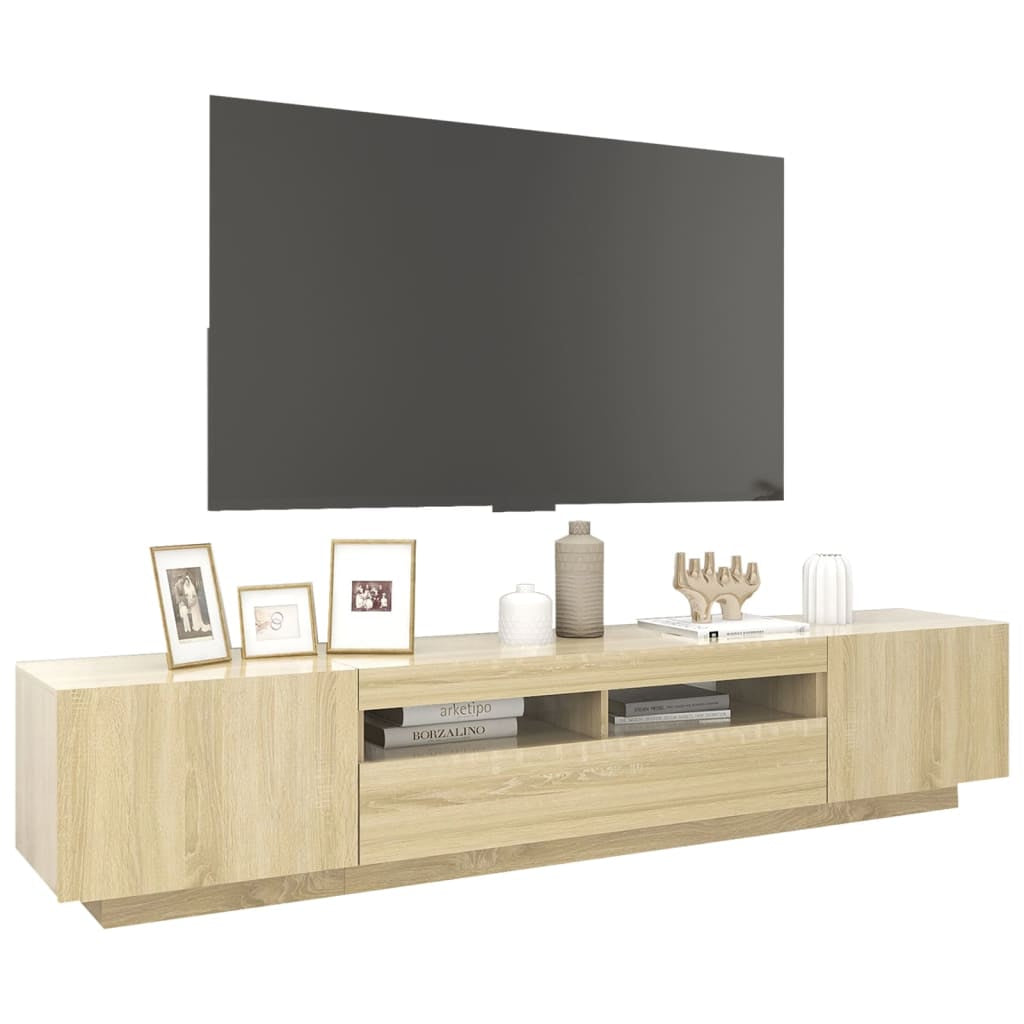 TV Schrank Mit Led-Leuchten Fernsehschrank Lowboard Mehrere Auswahl Vidaxl