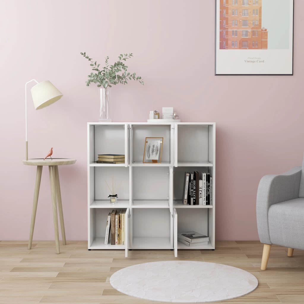 Bücherregal Raumteiler Wandregal Büroregal Standregal Holzwerkstoff Vidaxl
