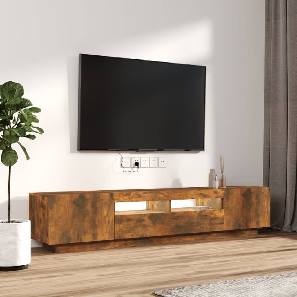 TV Schrank Mit Led-Leuchten Fernsehschrank Lowboard Mehrere Auswahl Vidaxl