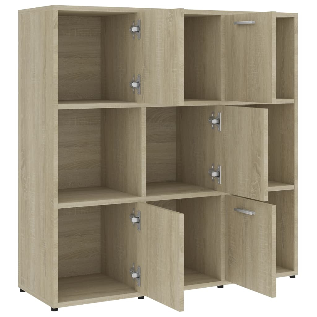 Bücherregal Raumteiler Wandregal Büroregal Standregal Holzwerkstoff Vidaxl