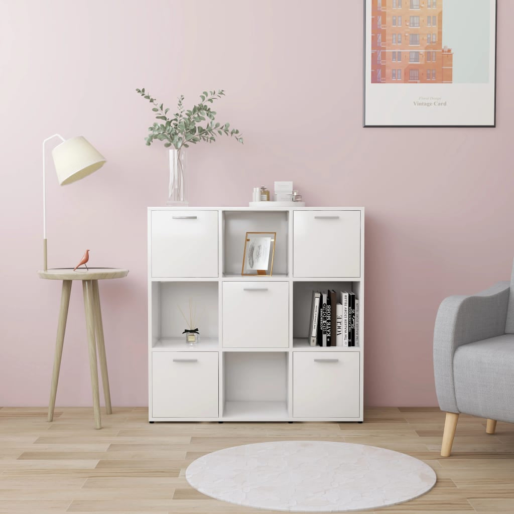 Bücherregal Raumteiler Wandregal Büroregal Standregal Holzwerkstoff Vidaxl
