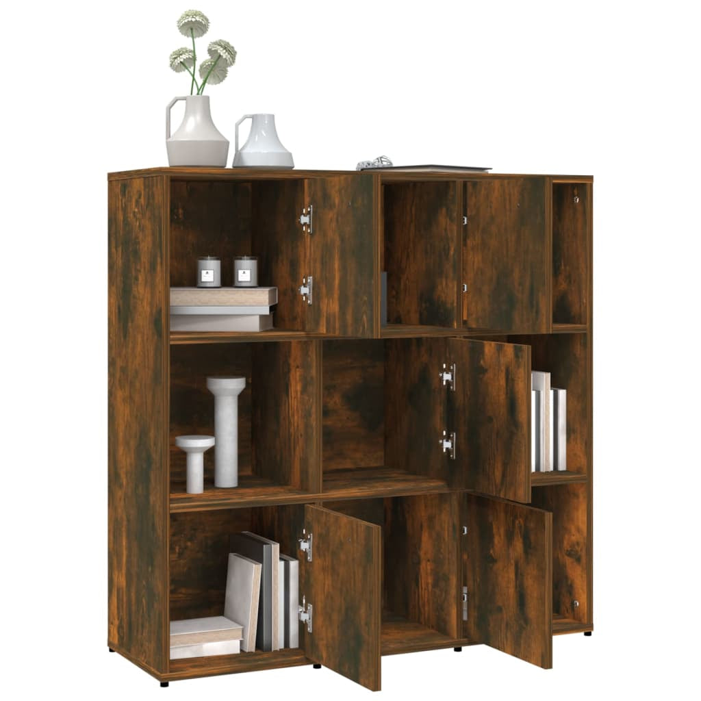 Bücherregal Raumteiler Wandregal Büroregal Standregal Holzwerkstoff Vidaxl