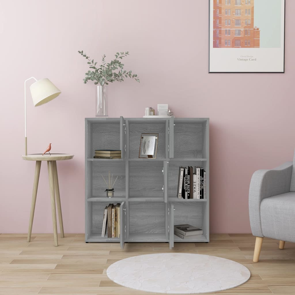 Bücherregal Raumteiler Wandregal Büroregal Standregal Holzwerkstoff Vidaxl