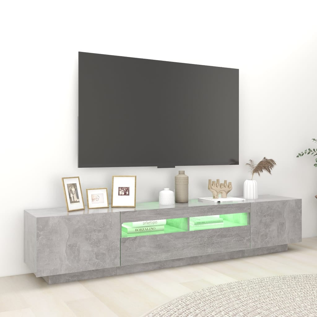 TV Schrank Mit Led-Leuchten Fernsehschrank Lowboard Mehrere Auswahl Vidaxl