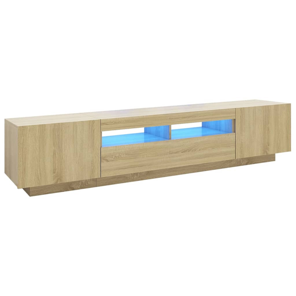 TV Schrank Mit Led-Leuchten Fernsehschrank Lowboard Mehrere Auswahl Vidaxl