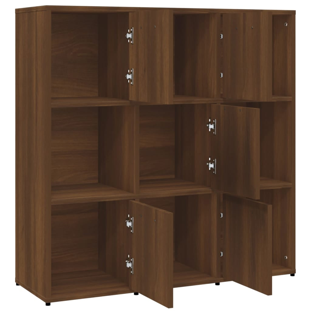 Bücherregal Raumteiler Wandregal Büroregal Standregal Holzwerkstoff Vidaxl