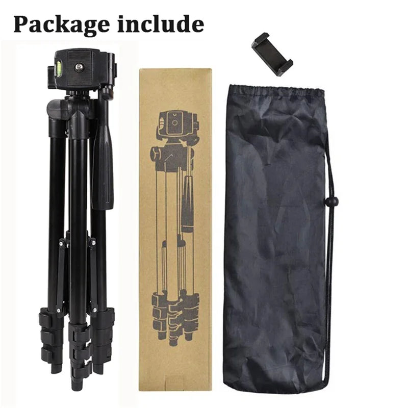 NA-3120 Phone Tripod Stand 40Inch Universal Photography for Gopro Iphone Samsung Xiaomi Huawei Phone Aluminum Travel Tripode Par