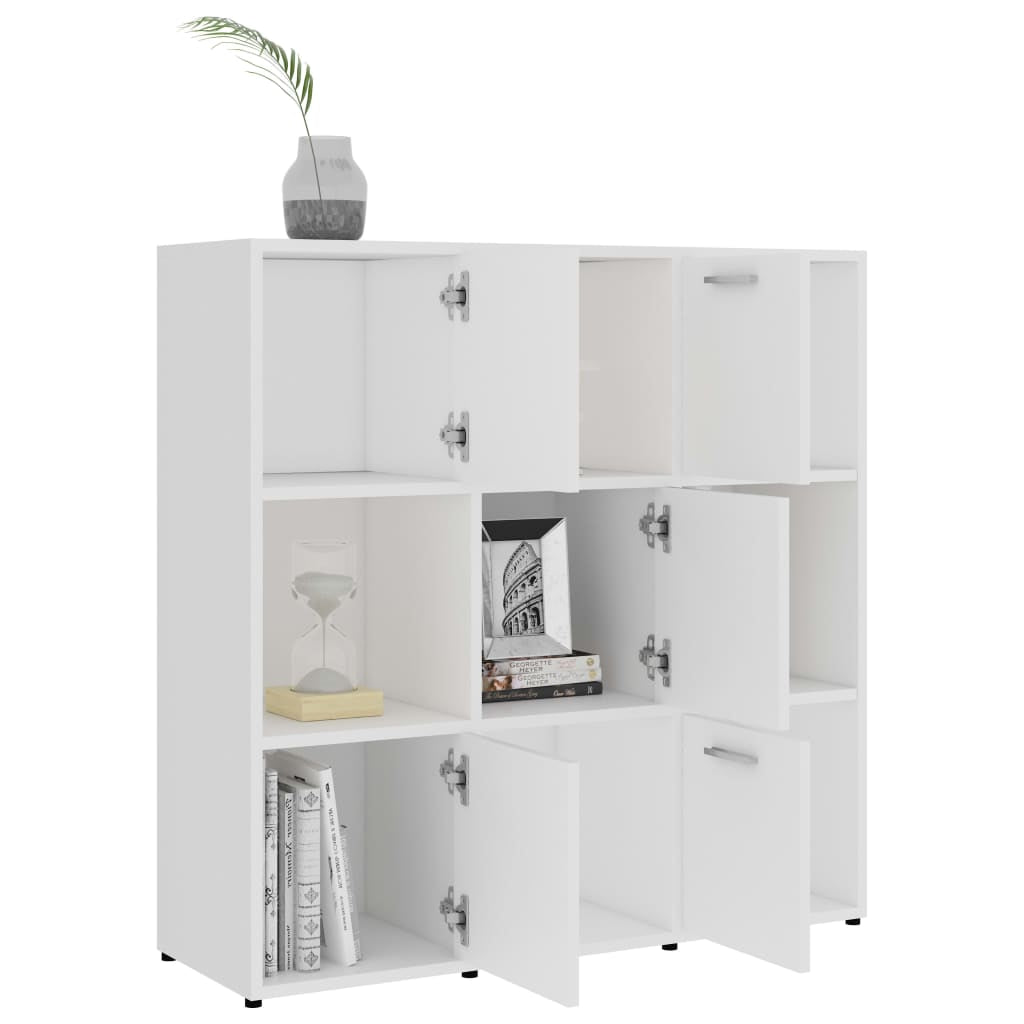 Bücherregal Raumteiler Wandregal Büroregal Standregal Holzwerkstoff Vidaxl