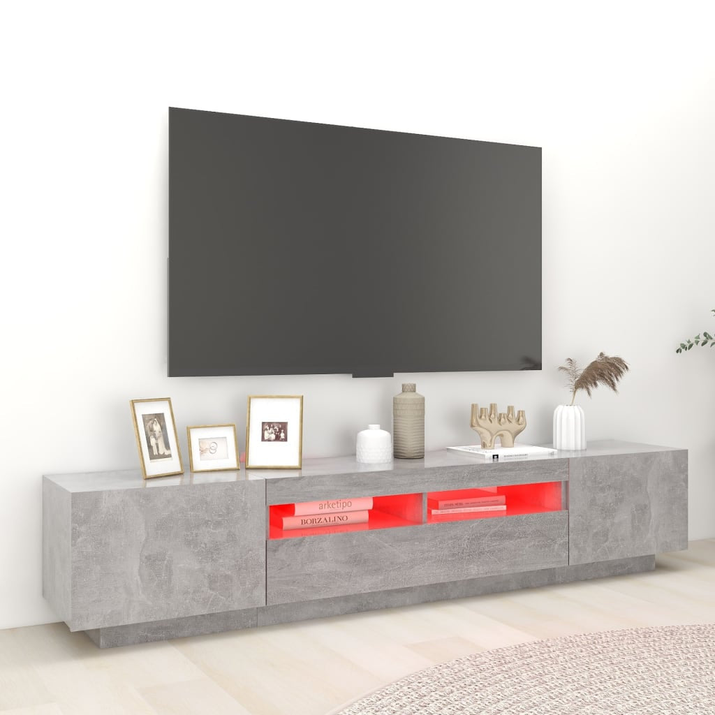 TV Schrank Mit Led-Leuchten Fernsehschrank Lowboard Mehrere Auswahl Vidaxl