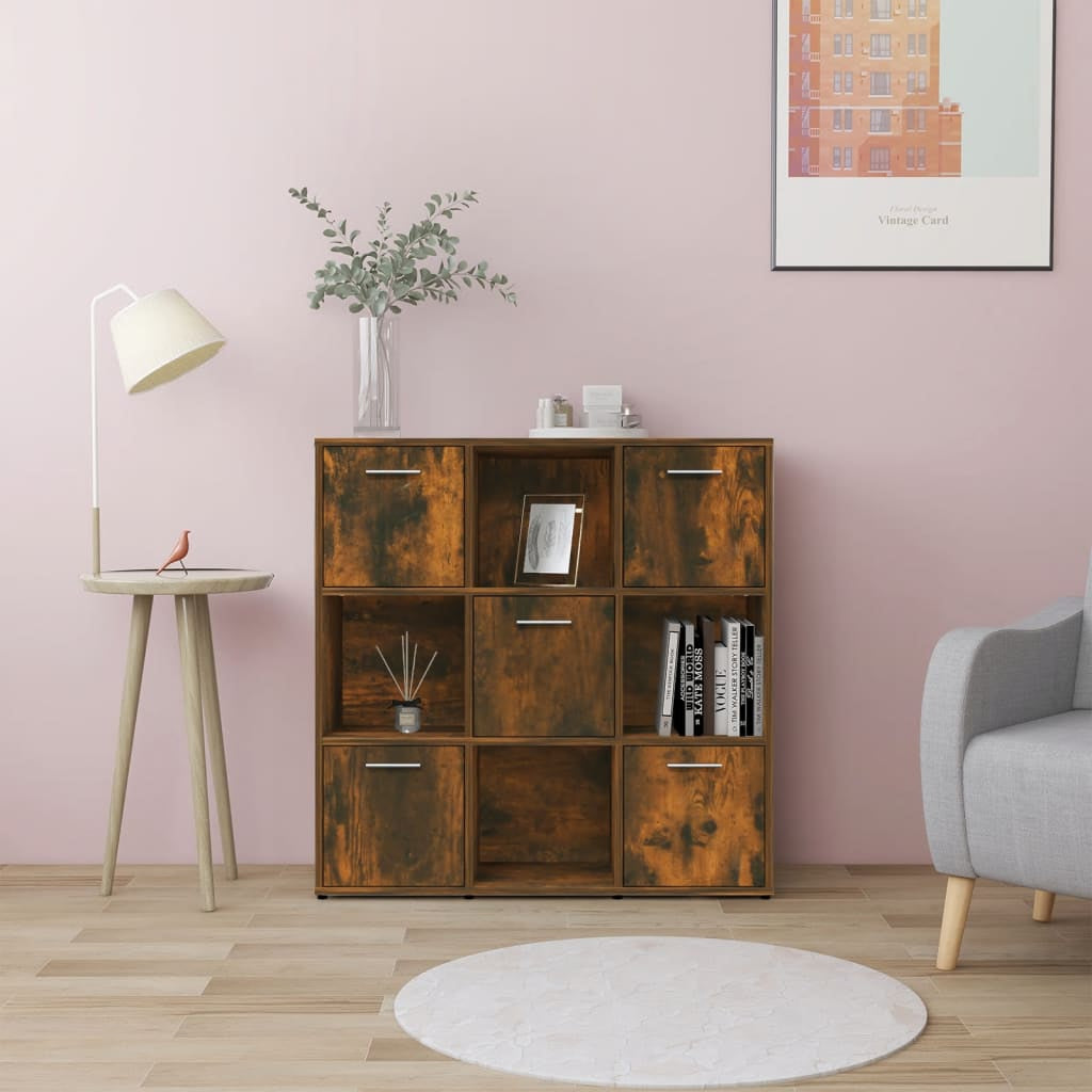 Bücherregal Raumteiler Wandregal Büroregal Standregal Holzwerkstoff Vidaxl
