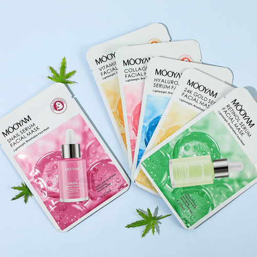 24K Hyaluronic Acid Mask Hyaluronic Acid Mask Korean Skin Care Products Collagen Maske Tuchmasken Gesicht Tuchmaske (Synthetisch)