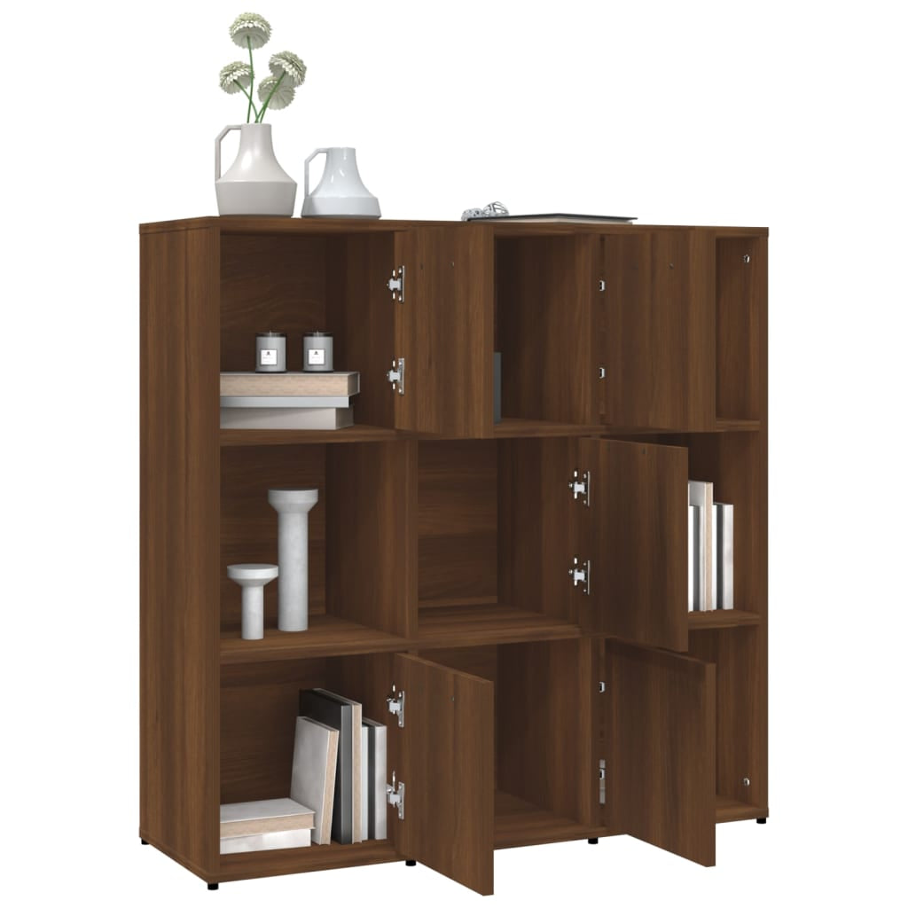 Bücherregal Raumteiler Wandregal Büroregal Standregal Holzwerkstoff Vidaxl