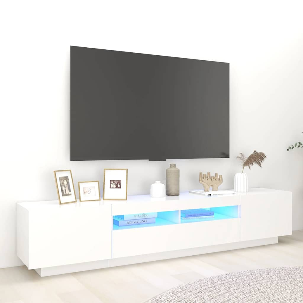 TV Schrank Mit Led-Leuchten Fernsehschrank Lowboard Mehrere Auswahl Vidaxl