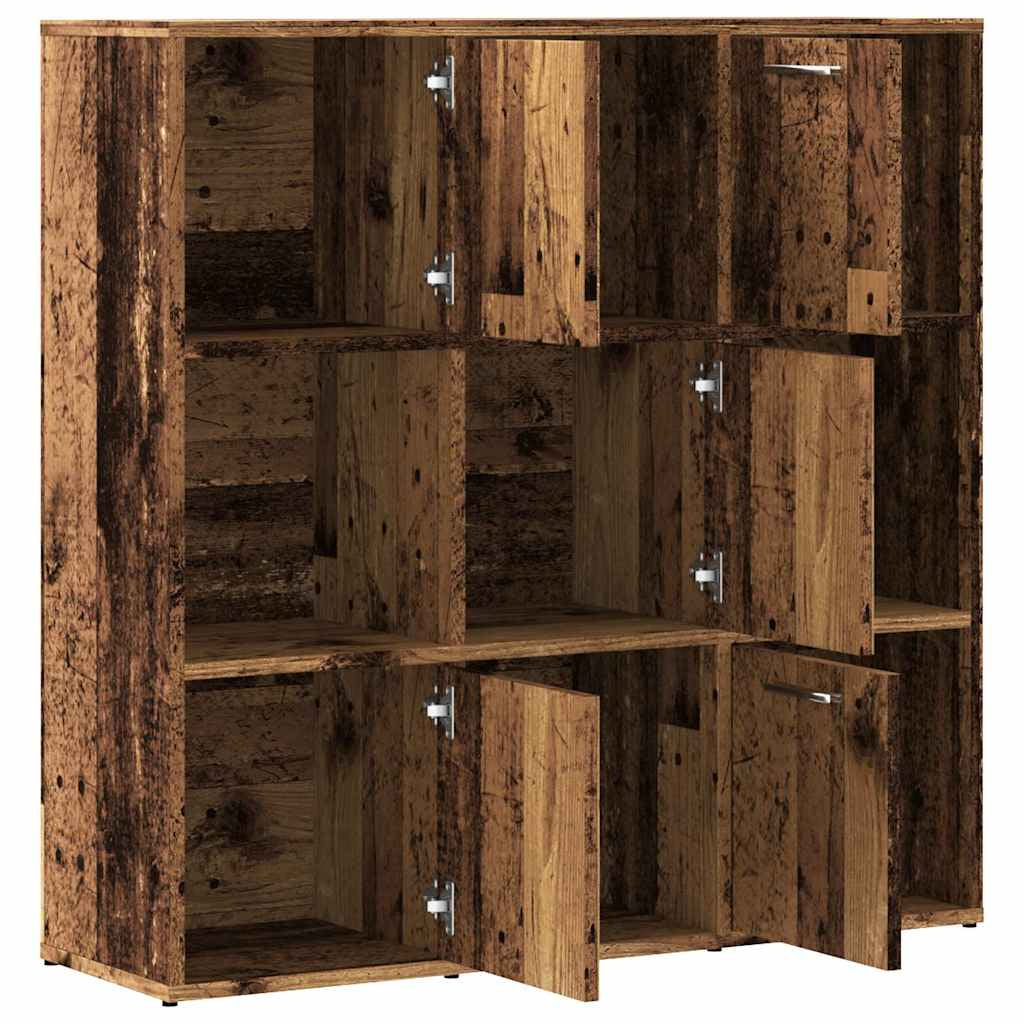 Bücherregal Raumteiler Wandregal Büroregal Standregal Holzwerkstoff Vidaxl
