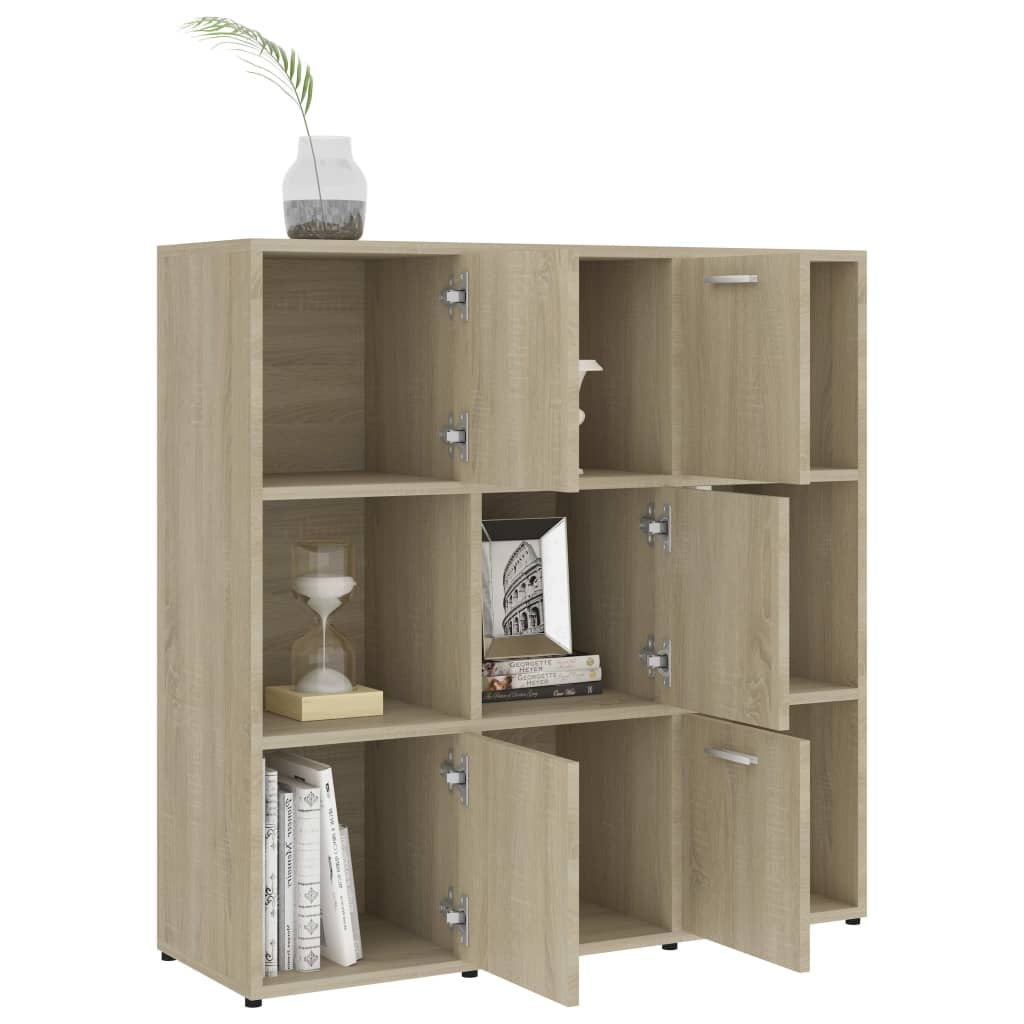 Bücherregal Raumteiler Wandregal Büroregal Standregal Holzwerkstoff Vidaxl