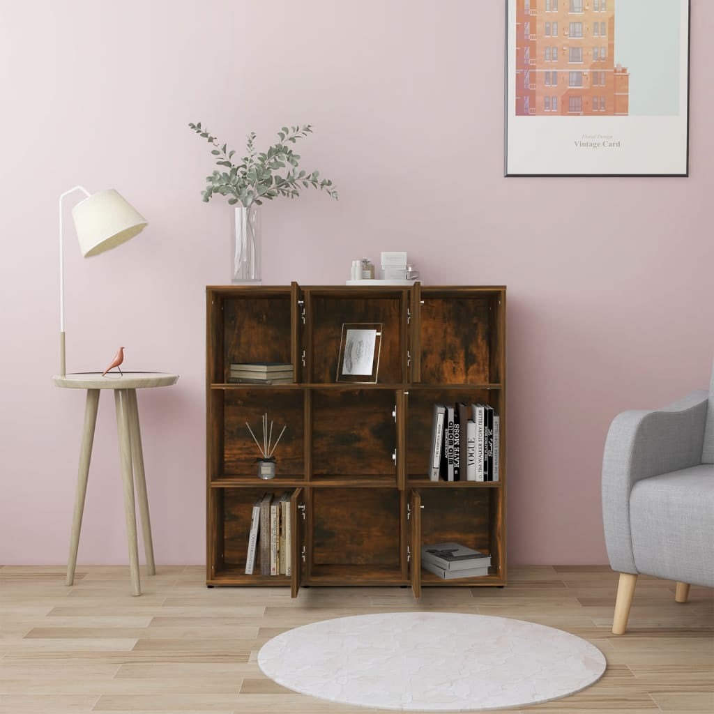 Bücherregal Raumteiler Wandregal Büroregal Standregal Holzwerkstoff Vidaxl