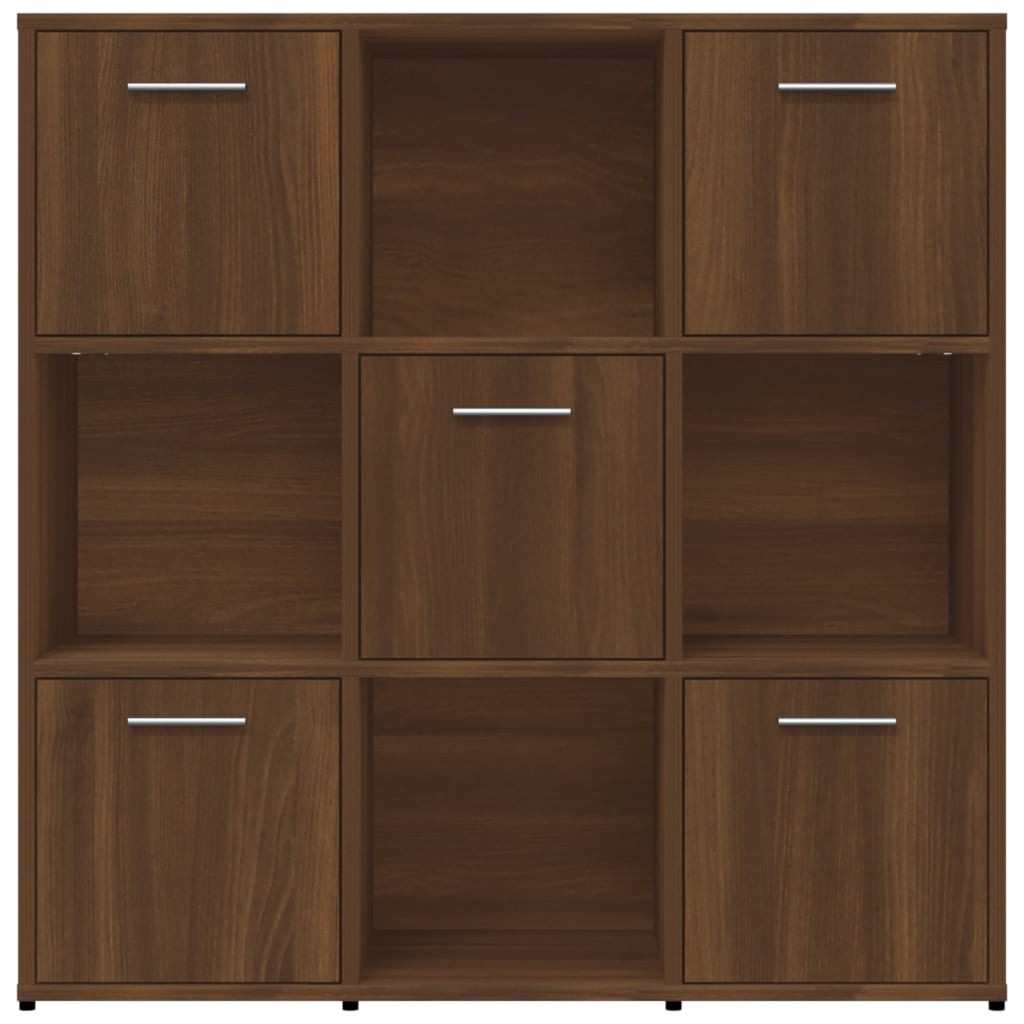 Bücherregal Raumteiler Wandregal Büroregal Standregal Holzwerkstoff Vidaxl