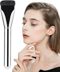 Flacher Foundation Makeup Pinsel | Flacher Rouge Concealer Pinsel | Ultra Dünner Make up Pinsel, Flüssiger Puderpinsel,Foundation Pinsel?Kosmetik Applikator Flüssigkeitspuderpinsel