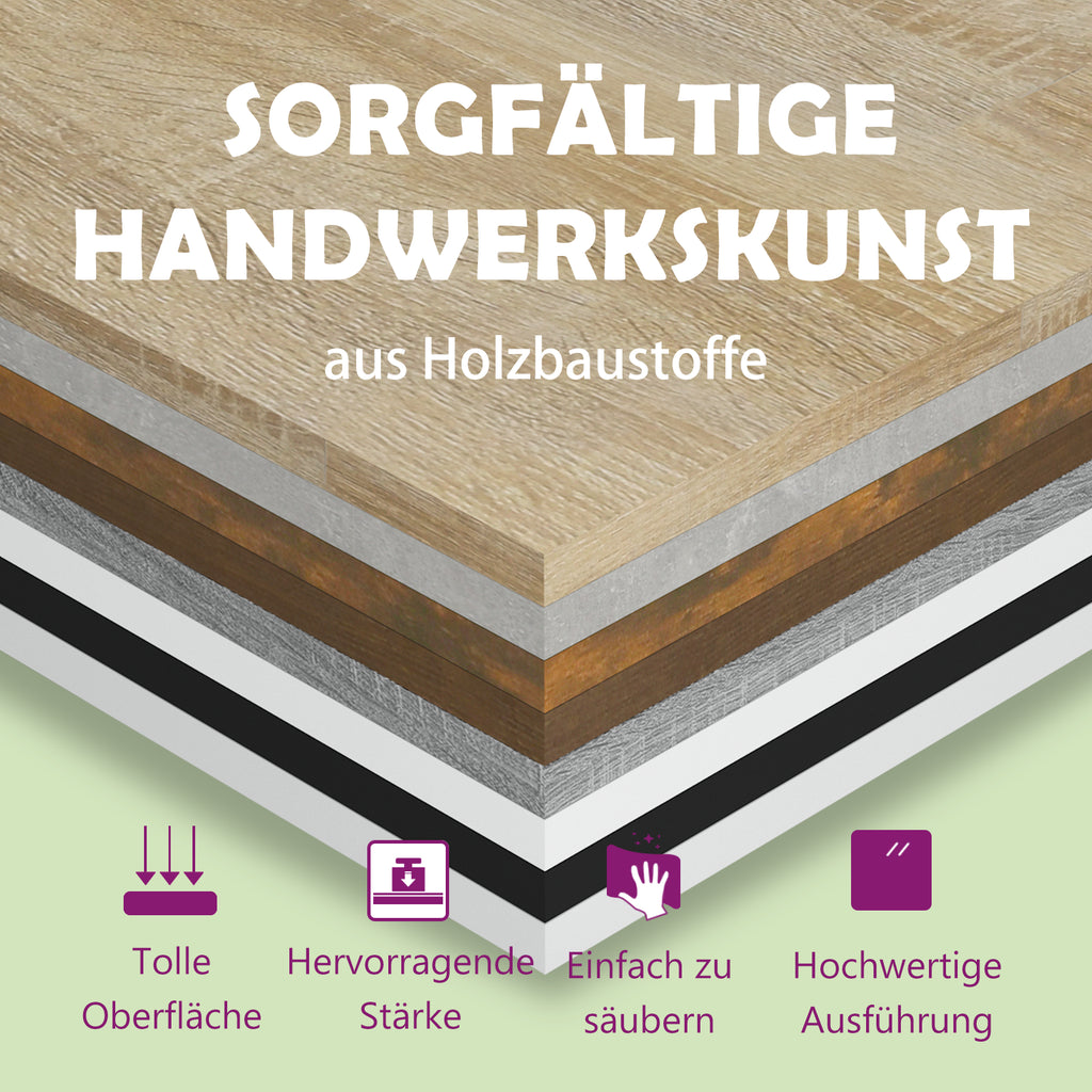 Bücherregal Raumteiler Wandregal Büroregal Standregal Holzwerkstoff Vidaxl