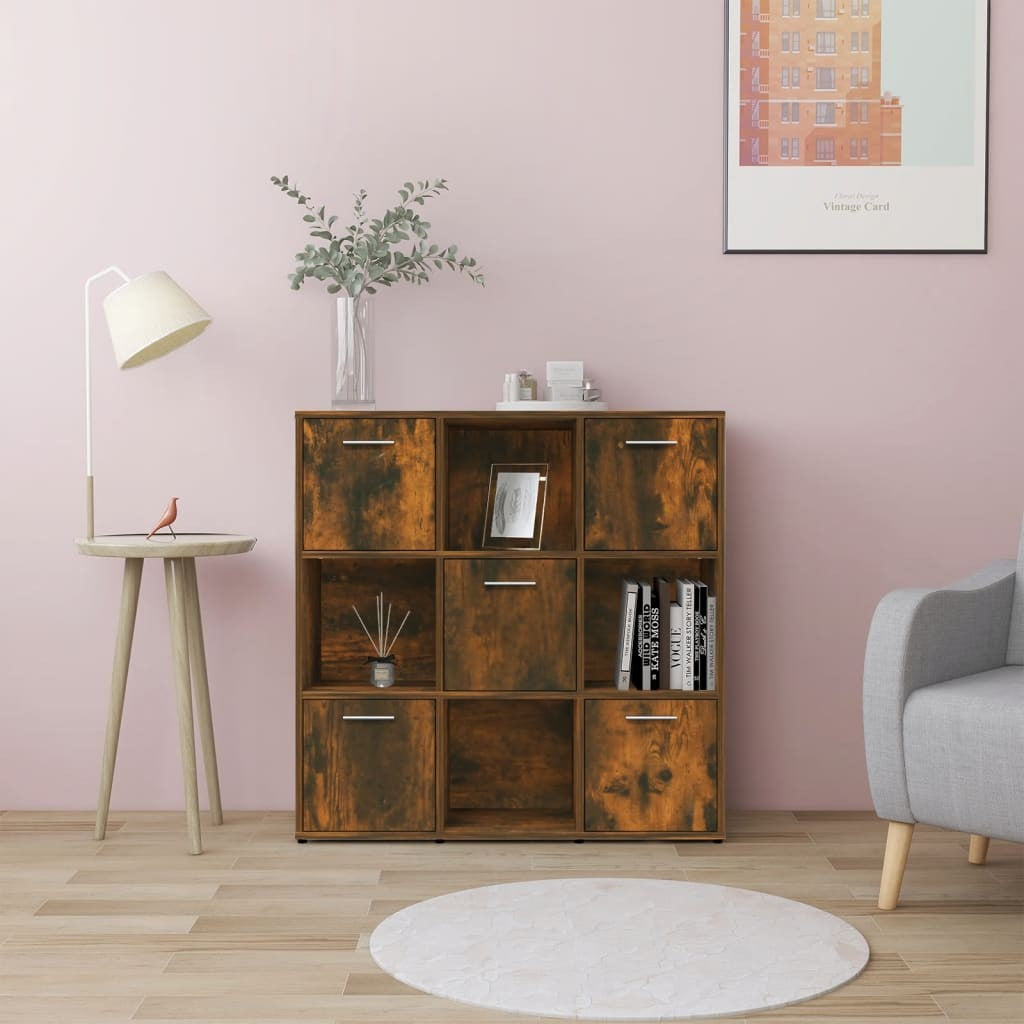 Bücherregal Raumteiler Wandregal Büroregal Standregal Holzwerkstoff Vidaxl
