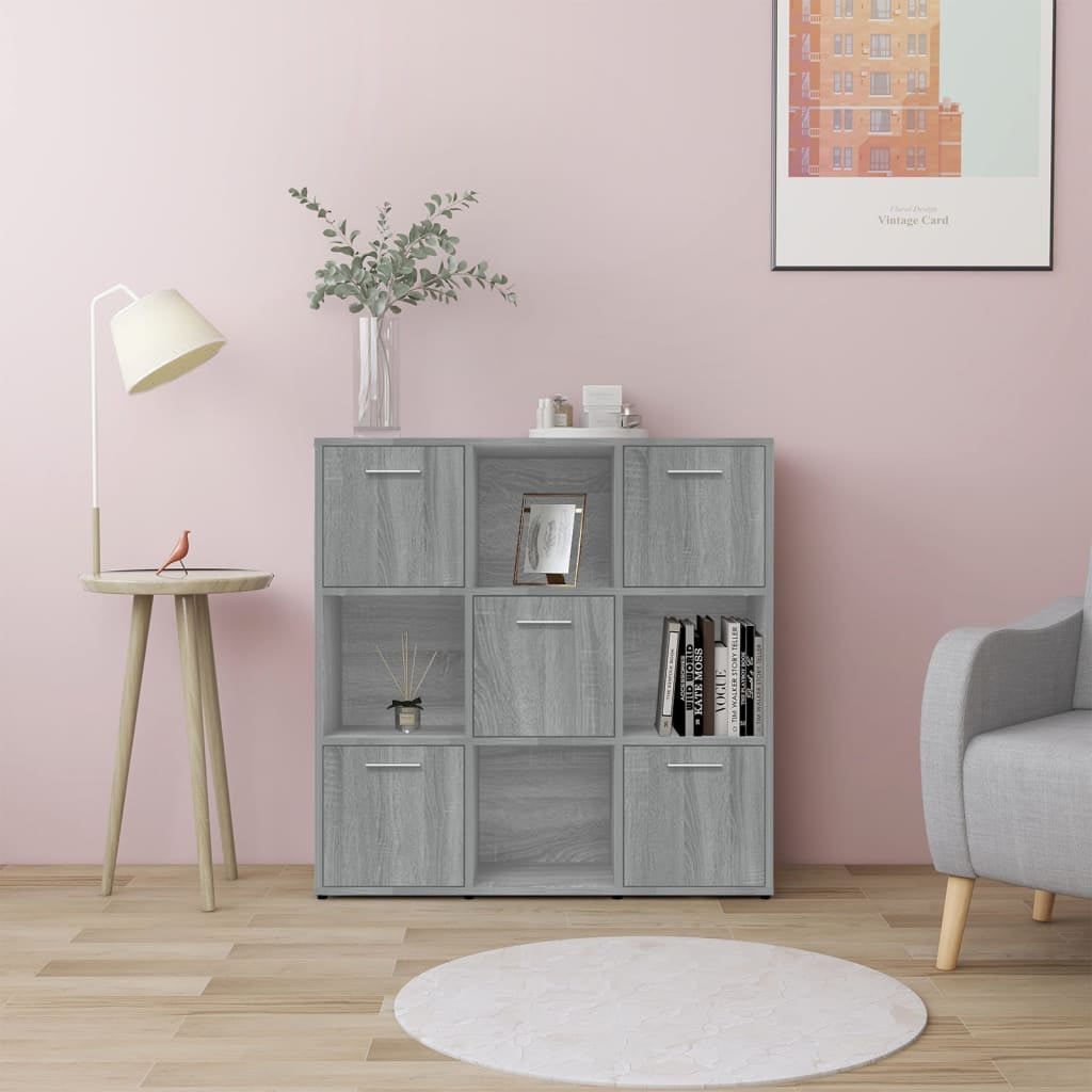 Bücherregal Raumteiler Wandregal Büroregal Standregal Holzwerkstoff Vidaxl