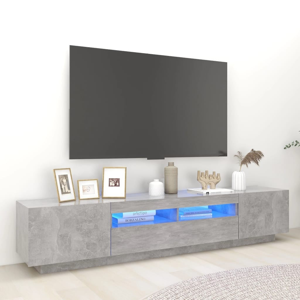 TV Schrank Mit Led-Leuchten Fernsehschrank Lowboard Mehrere Auswahl Vidaxl