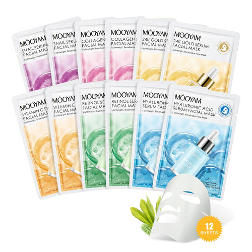 24K Hyaluronic Acid Mask Hyaluronic Acid Mask Korean Skin Care Products Collagen Maske Tuchmasken Gesicht Tuchmaske (Synthetisch)