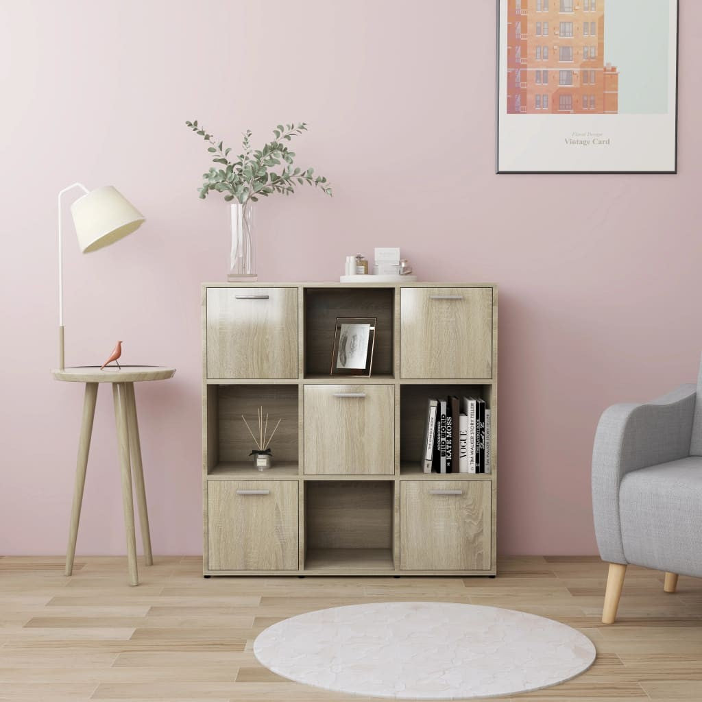 Bücherregal Raumteiler Wandregal Büroregal Standregal Holzwerkstoff Vidaxl