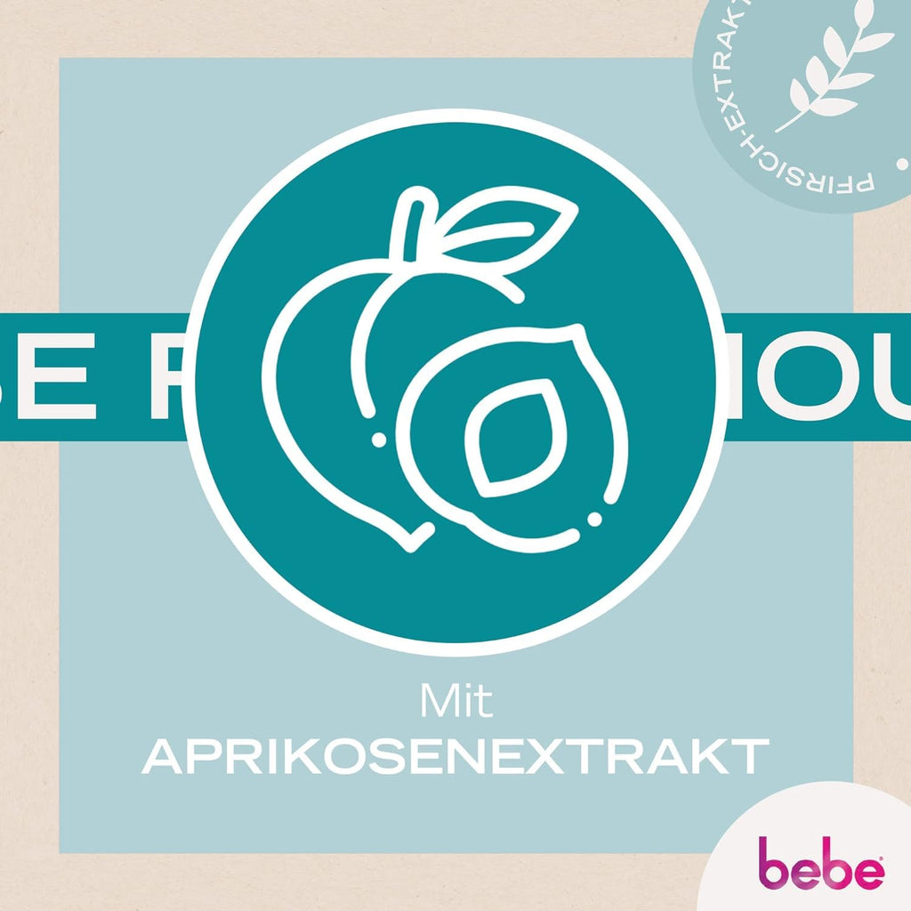Bebe Peeling Für Zarte Haut 150 G, Sanfte Gesichtsreinigung Mit Aprikosenextrakt Und -Duft, Gründliche Hautreinigung Für Normale Haut Und Mischhaut