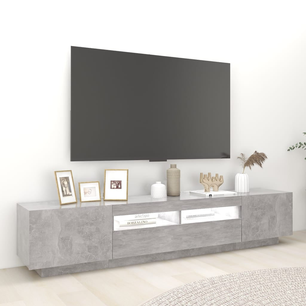 TV Schrank Mit Led-Leuchten Fernsehschrank Lowboard Mehrere Auswahl Vidaxl