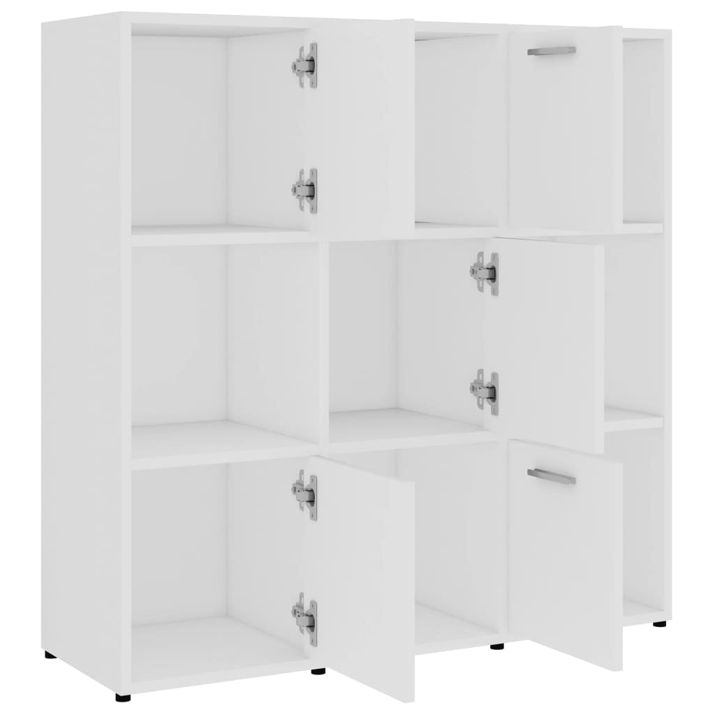 Bücherregal Raumteiler Wandregal Büroregal Standregal Holzwerkstoff Vidaxl