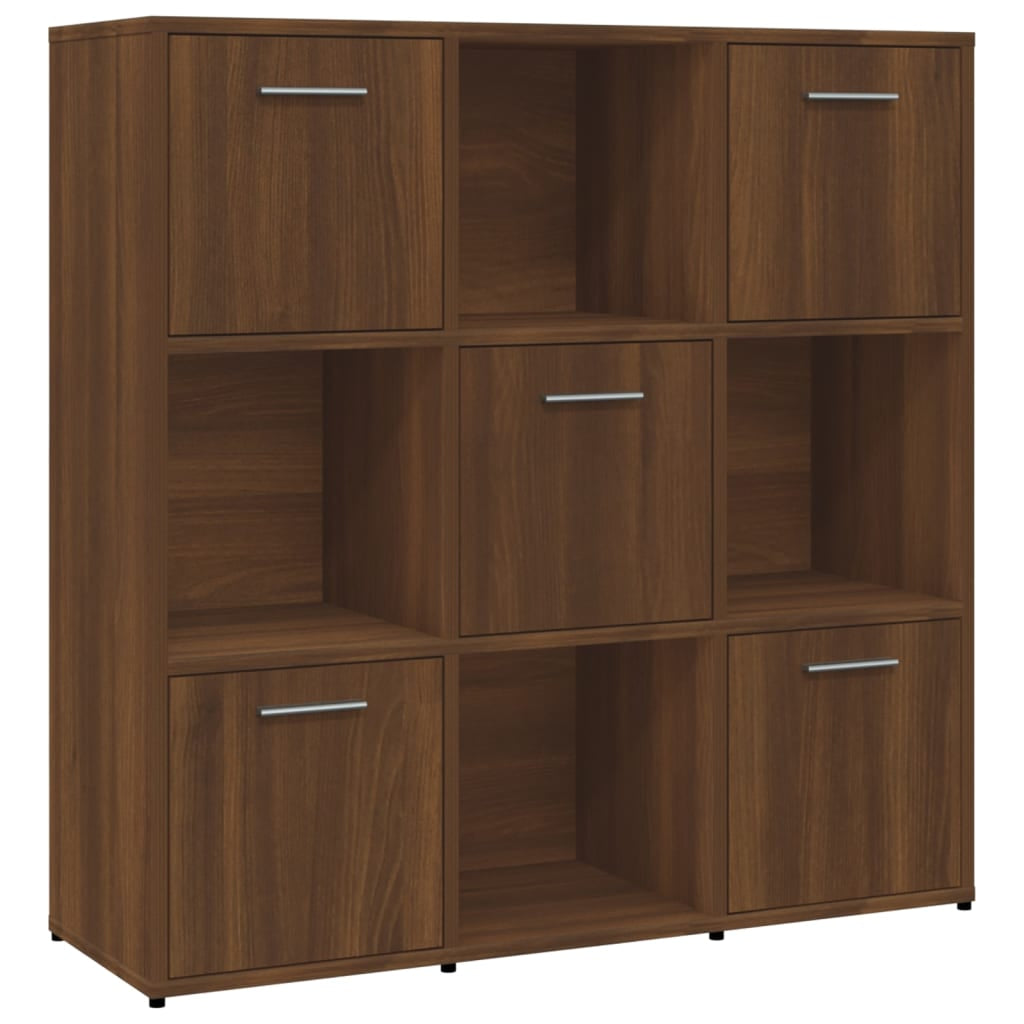 Bücherregal Raumteiler Wandregal Büroregal Standregal Holzwerkstoff Vidaxl