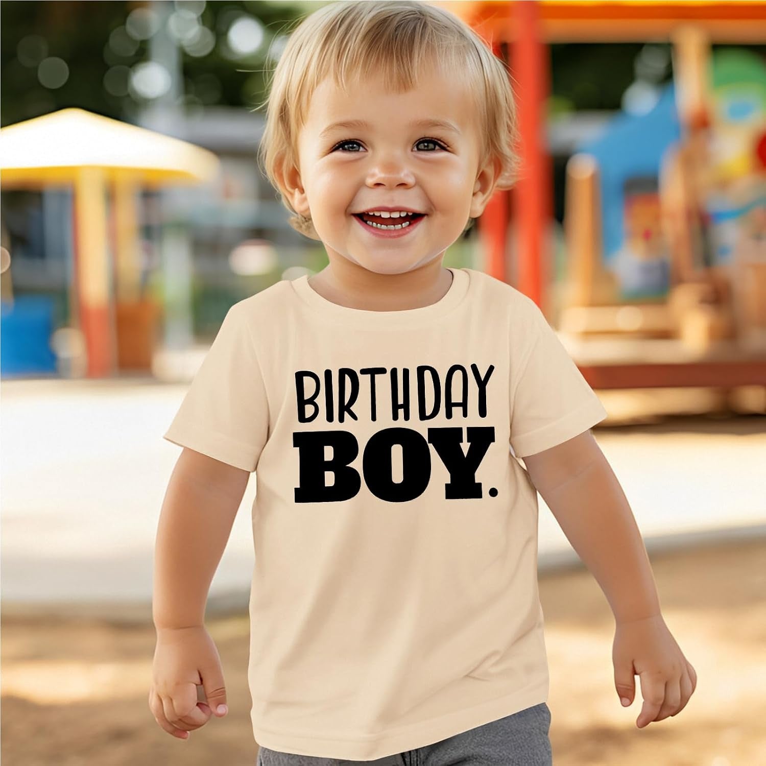 Junge Geburtstag T-Shirt Birthday Boy Drucken Shirt 1-8 Jahre Kinder Tshirt Geburtstags Shirts Für Jungen Sommer Kurzarm Top Bequeme Rundhals Oberteile Geschwister Kleidung
