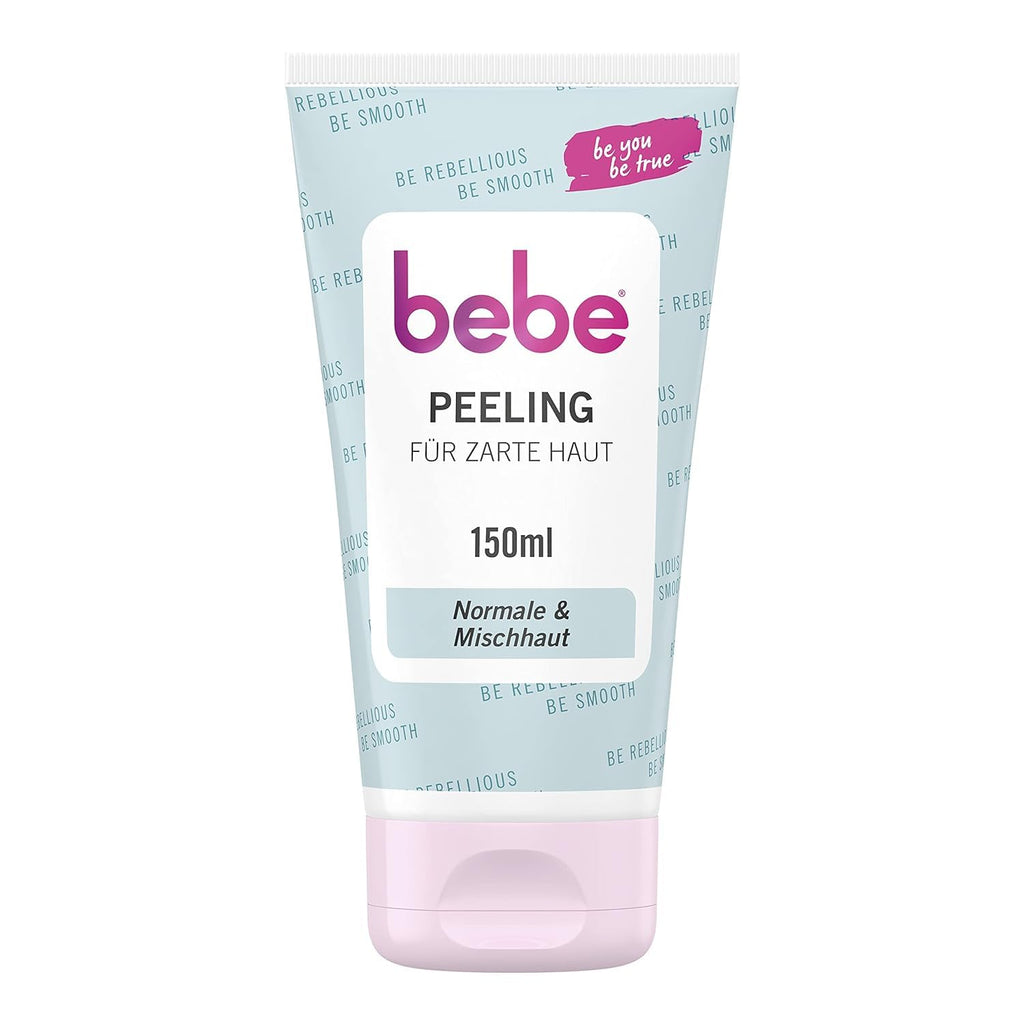 Bebe Peeling Für Zarte Haut 150 G, Sanfte Gesichtsreinigung Mit Aprikosenextrakt Und -Duft, Gründliche Hautreinigung Für Normale Haut Und Mischhaut