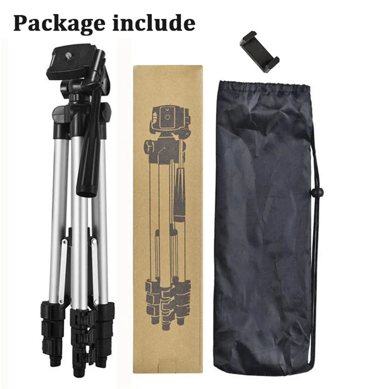 NA-3120 Phone Tripod Stand 40Inch Universal Photography for Gopro Iphone Samsung Xiaomi Huawei Phone Aluminum Travel Tripode Par
