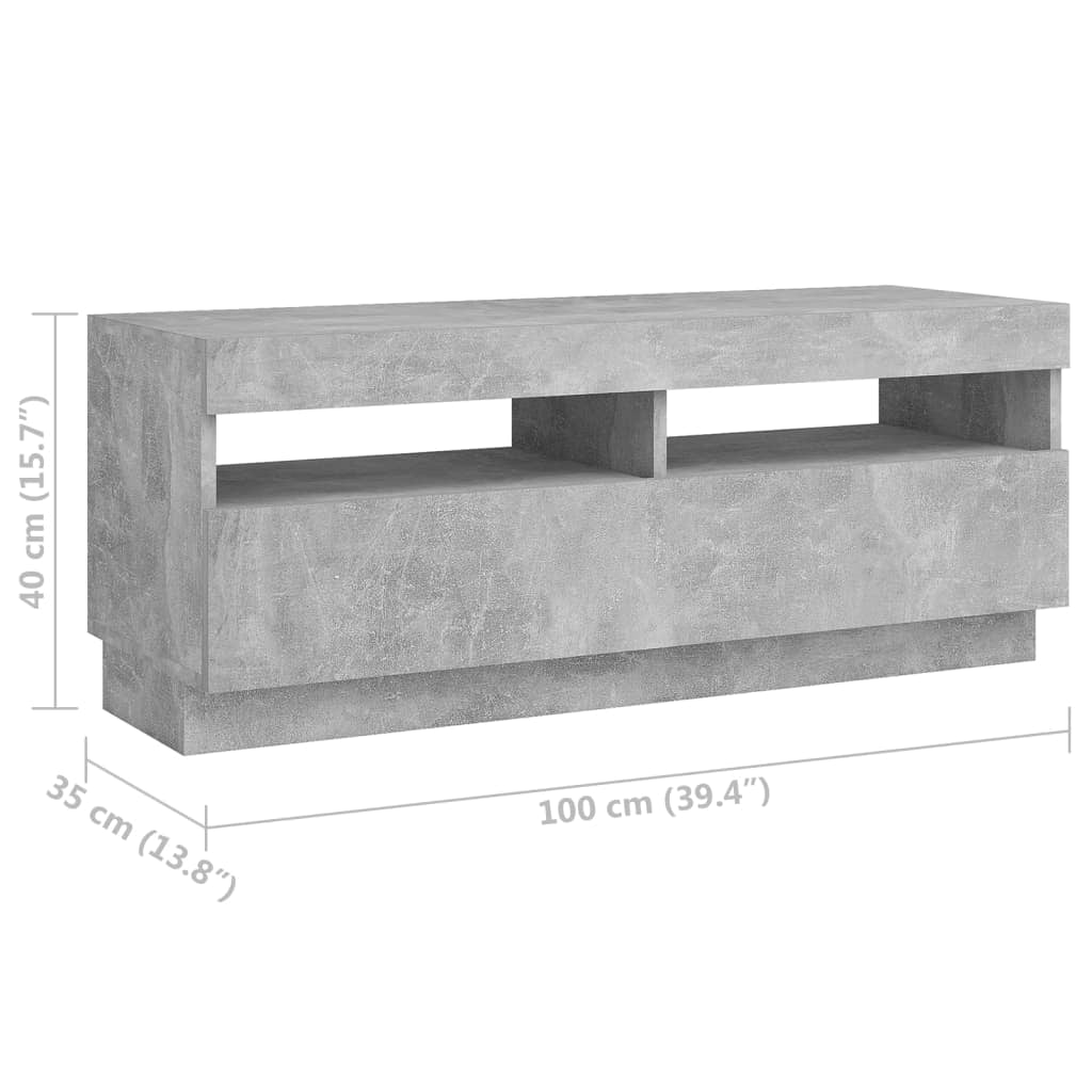 TV Schrank Mit Led-Leuchten Fernsehschrank Lowboard Mehrere Auswahl Vidaxl