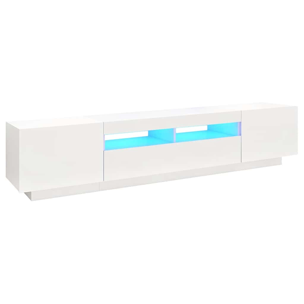 TV Schrank Mit Led-Leuchten Fernsehschrank Lowboard Mehrere Auswahl Vidaxl