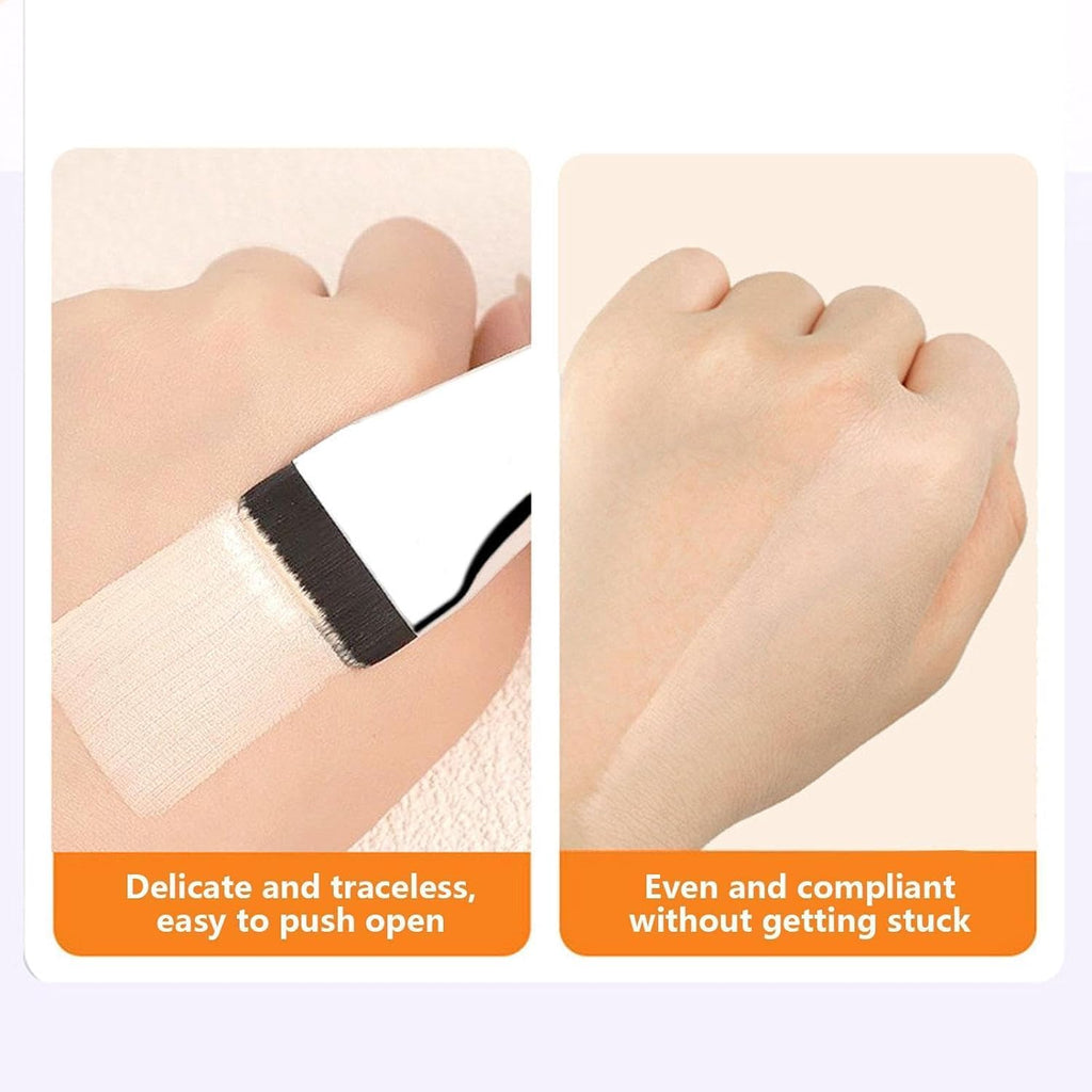 Flacher Foundation Makeup Pinsel | Flacher Rouge Concealer Pinsel | Ultra Dünner Make up Pinsel, Flüssiger Puderpinsel,Foundation Pinsel?Kosmetik Applikator Flüssigkeitspuderpinsel