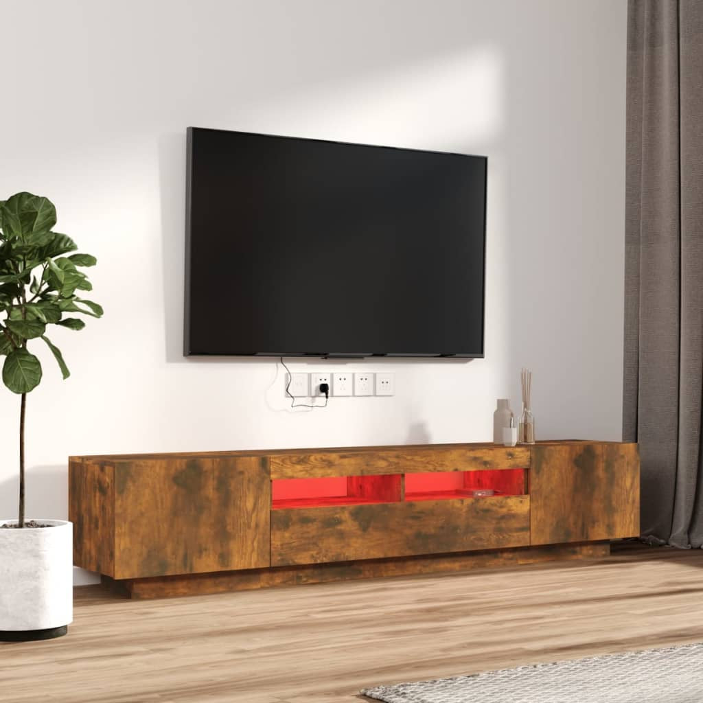 TV Schrank Mit Led-Leuchten Fernsehschrank Lowboard Mehrere Auswahl Vidaxl